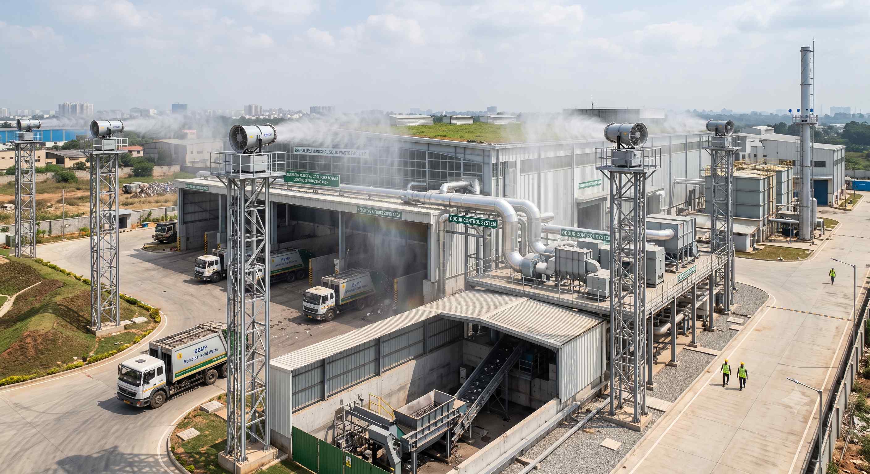 Aqualus Municipal-Grade Odour Control for Large Residential STPs in Hyderabad project